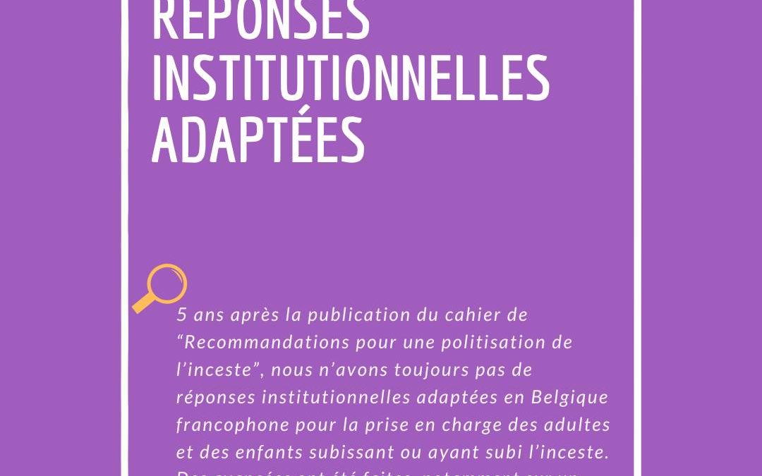 Inceste, vers des réponses institutionnelles adaptées