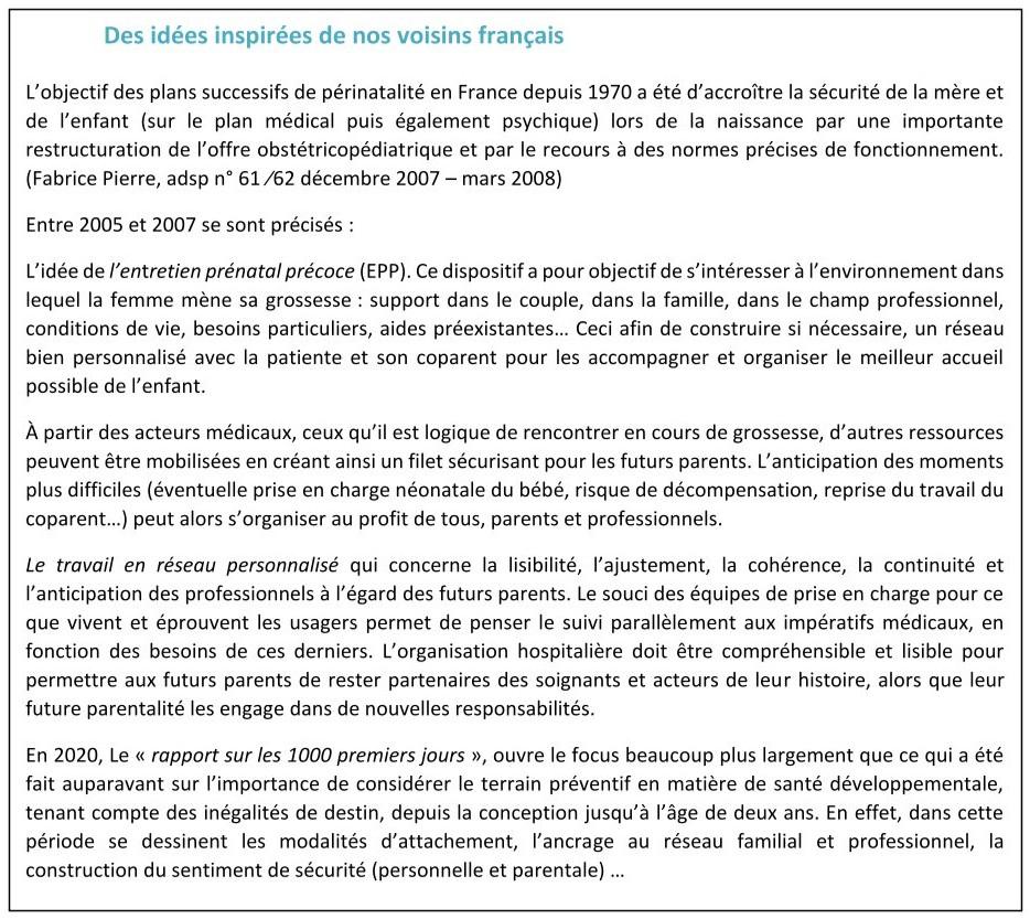 périnatalité idées de France
